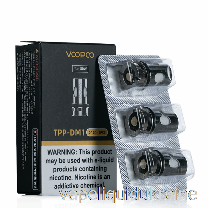 Vape Liquid Ukraine VOOPOO TPP Replacement Coils 0.15ohm TPP-DM1 Mesh Coils